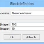 Blockdefinition