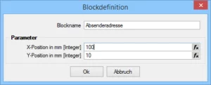 Blockdefinition