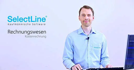 Video zur Kostenrechnung der Finanzbuchhaltung Software von SelectLine