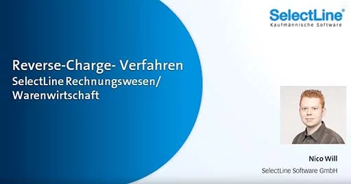 Video zum Reverse Charge Verfahren mit der Finanzbuchhaltung Software von SelectLine