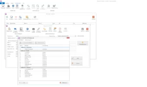 Screenshot mit einer Übersicht verschiedener Belegtypen in SelectLine Versand