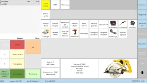 Screenshot der SelectLine Warenwirtschaft Touchkasse