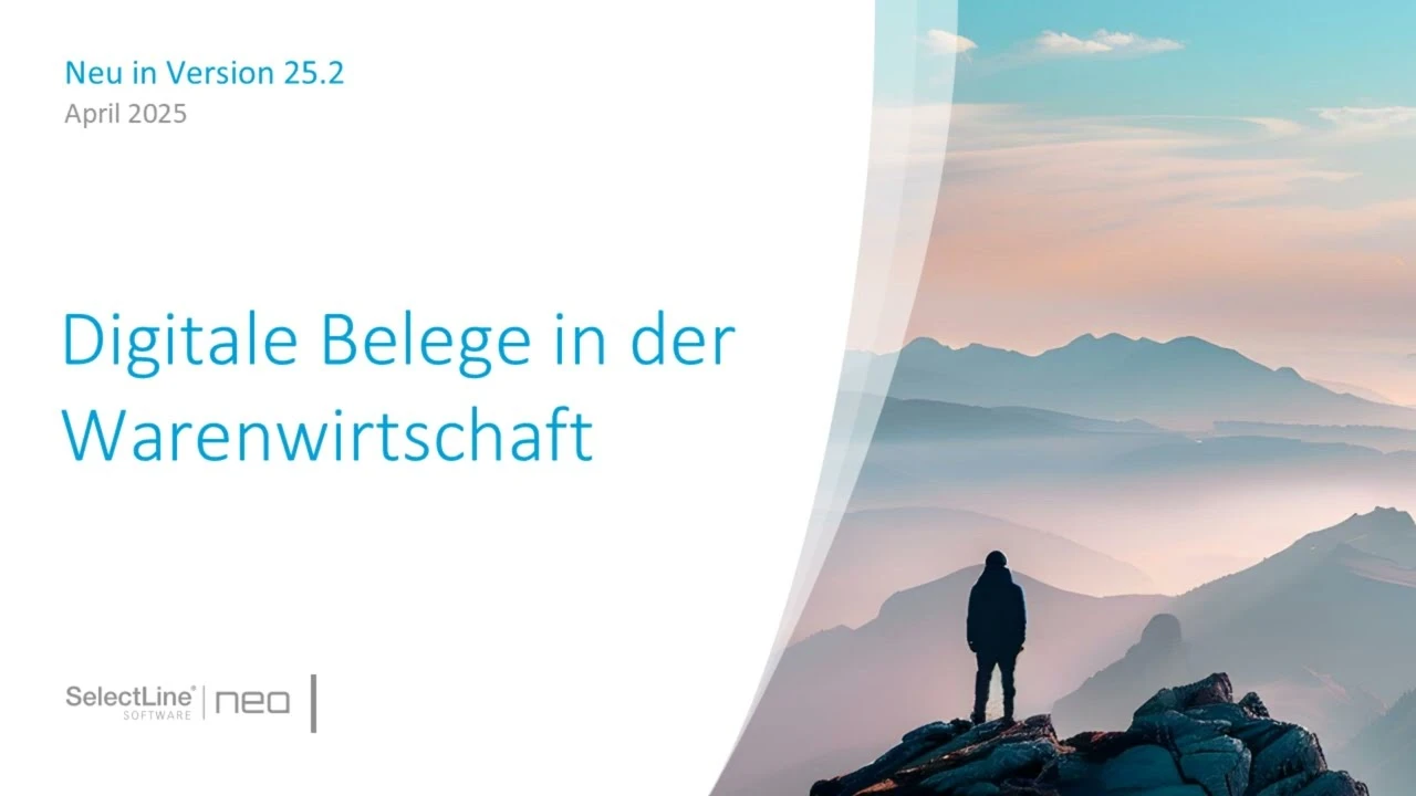 Neues in Version 25.2 - Digitale Belege