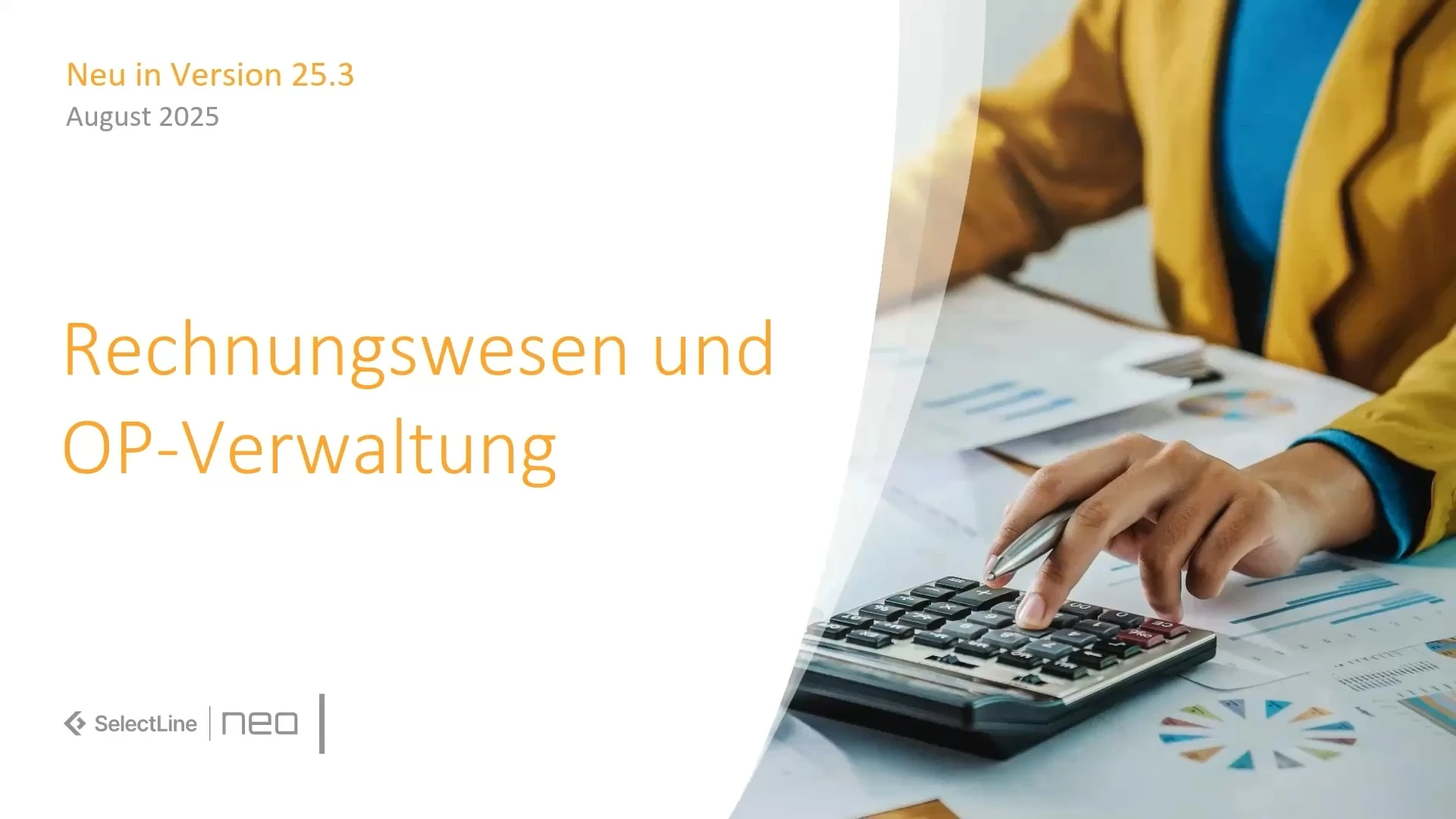 Neues in Version 25.3 Rechnungswesen